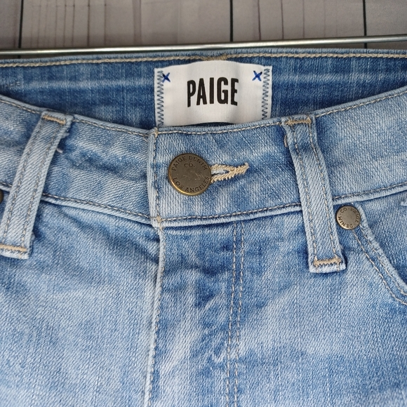Paige Collette crop flare raw hem jeans - Picture 3 of 14